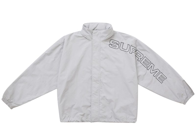 Order Supreme 字母刺绣运动夹克 (FW24) 灰色