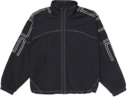 Supreme Spellout Embroidered Track Jacket (SS25) Black Supreme Spellout Embroidered Track Jacket (SS25) Black