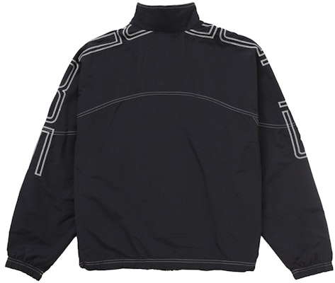 シュプリーム スペルアウト 刺繍 トラックジャケット (SS25) ブラック Lookbook シュプリーム スペルアウト 刺繍 トラックジャケット (SS25) ブラック