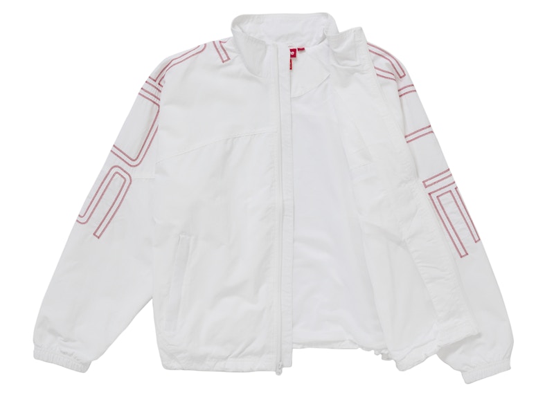 Order Supreme 白色刺繡Logo運動外套 (SS25)