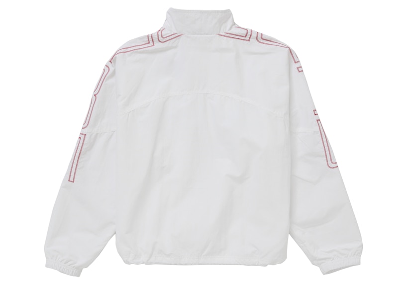 Lookbook Supreme 白色刺繡Logo運動外套 (SS25)