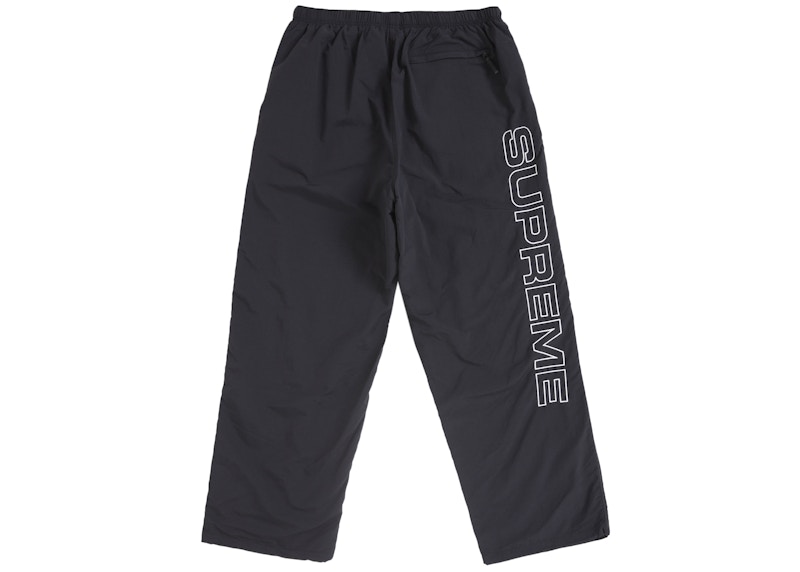 Order シュプリーム スペルアウト 刺繍 トラックパンツ (FW24) ブラック