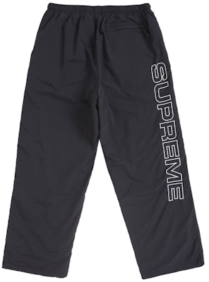 シュプリーム スペルアウト 刺繍 トラックパンツ (FW24) ブラック Order シュプリーム スペルアウト 刺繍 トラックパンツ (FW24) ブラック