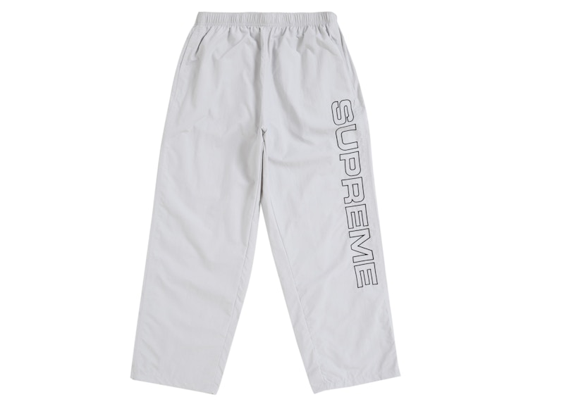 Supreme Spellout Embroidered Track Pant (FW24) Grey
