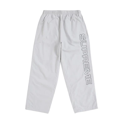 Supreme Spellout Embroidered Track Pant (FW24) Grey