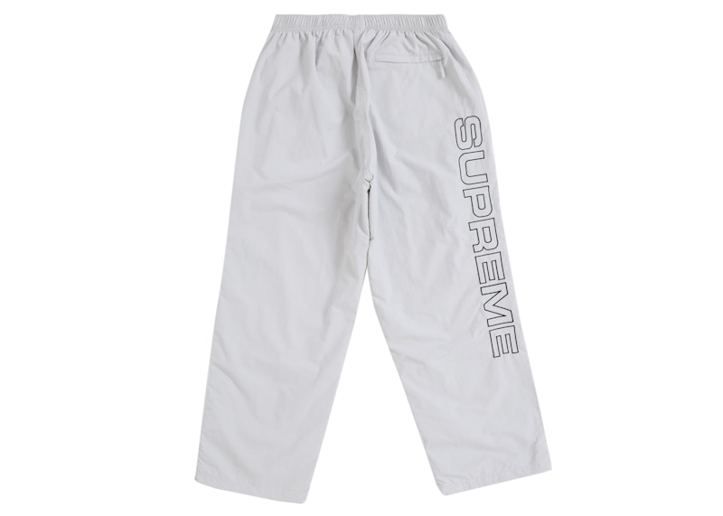 Supreme Spellout Embroidered Track Pant (FW24) Grey 圖 2