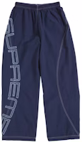 Supreme Spellout Embroidered Track Pant (SS25) Navy