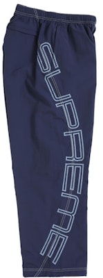 シュプリーム スペルアウト 刺繍 トラックパンツ (SS25) ネイビー Order シュプリーム スペルアウト 刺繍 トラックパンツ (SS25) ネイビー