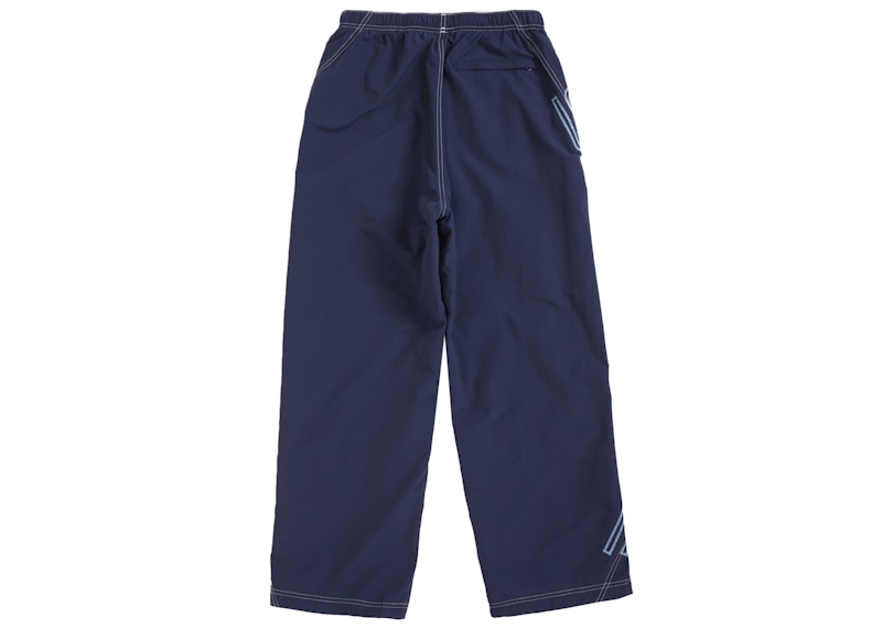 Lookbook シュプリーム スペルアウト 刺繍 トラックパンツ (SS25) ネイビー