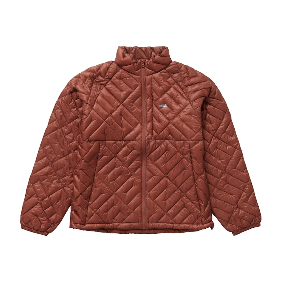 Buy Supreme Spellout Quilted Lightweight Down Jacket Rust Buy Supreme Spellout Quilted Lightweight Down Jacket Rust
