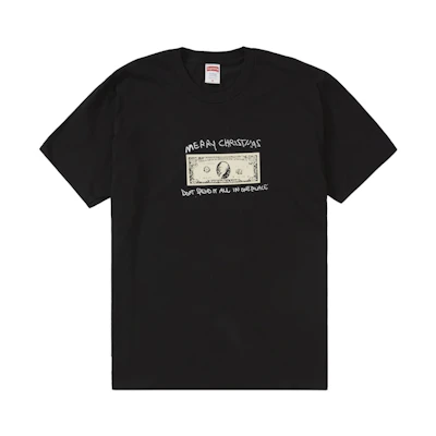 Supreme Spend It Tee Black