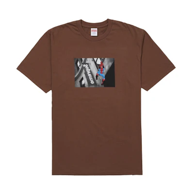 Supreme Spider-Man Tee Brown