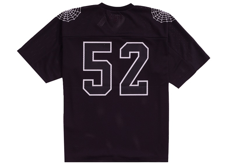 Order 슈프림 스파이더웹 풋볼 저지 블랙