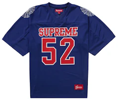 Supreme Spiderweb Football Jersey Navy Supreme Spiderweb Football Jersey Navy