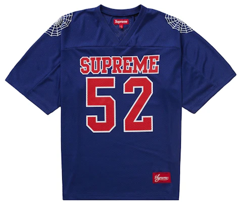 シュプリーム スパイダーウェブ フットボールジャージ ネイビー Buy シュプリーム スパイダーウェブ フットボールジャージ ネイビー