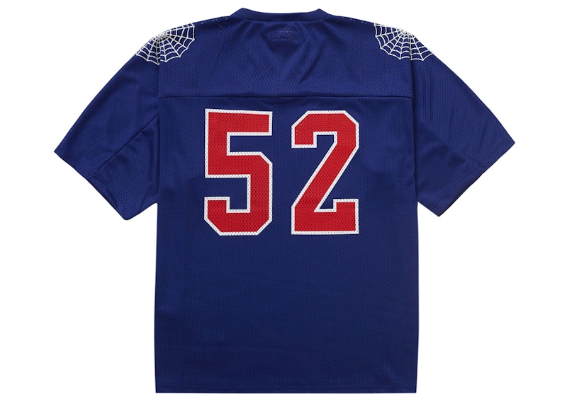 Order シュプリーム スパイダーウェブ フットボールジャージ ネイビー