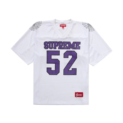 Supreme Spiderweb Football Jersey White