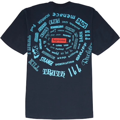 Supreme Spiral Baju-T Navy Order Supreme Spiral Baju-T Navy
