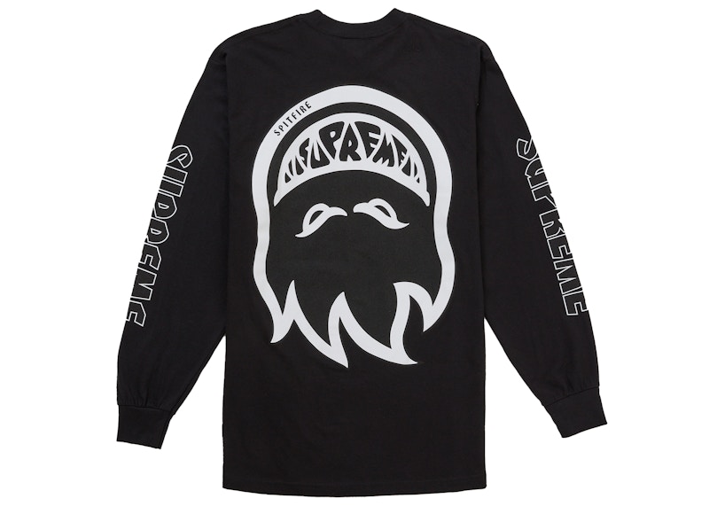 Supreme Spitfire Bighead L/S Tee Black