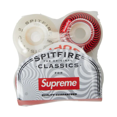 Supreme Spitfire Classic Wheels (Set of 4) 51mm Red