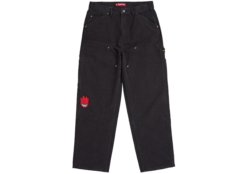Supreme Spitfire Double Knee Painter Pant Black