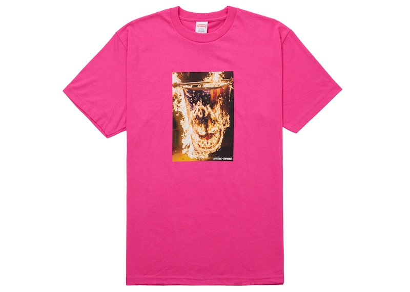 Buy Supreme Spitfire Flag Tee Pink