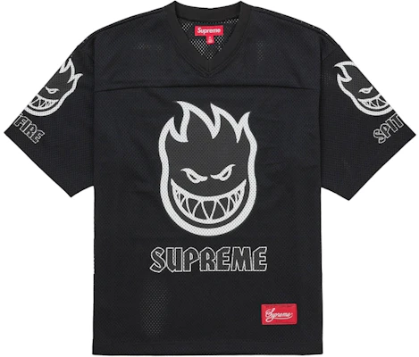 Supreme Spitfire Football Jersey Black Buy Supreme Spitfire Football Jersey Black