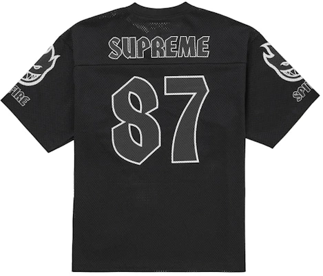 Supreme Spitfire Football Jersey Black Order Supreme Spitfire Football Jersey Black