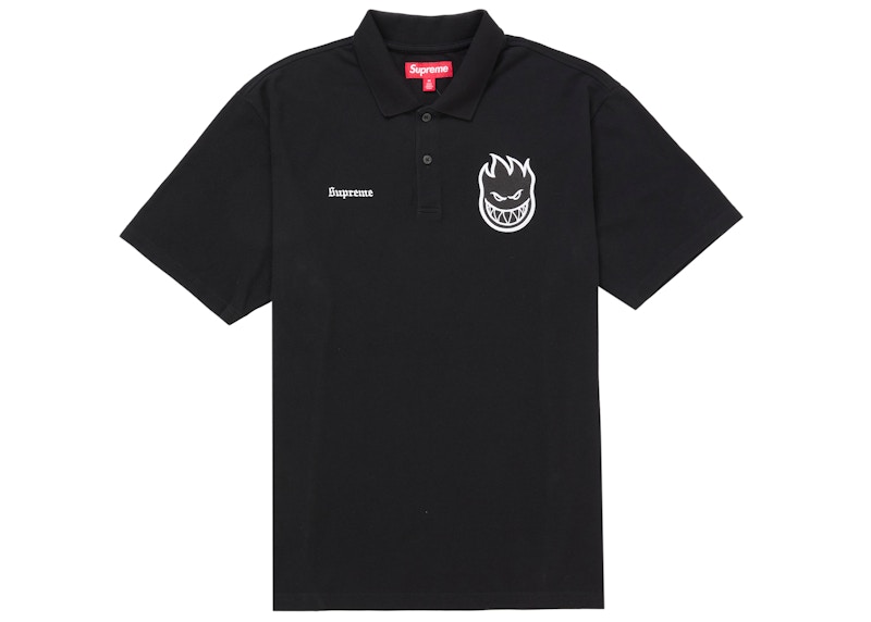 Supreme Spitfire Polo Shirt Black