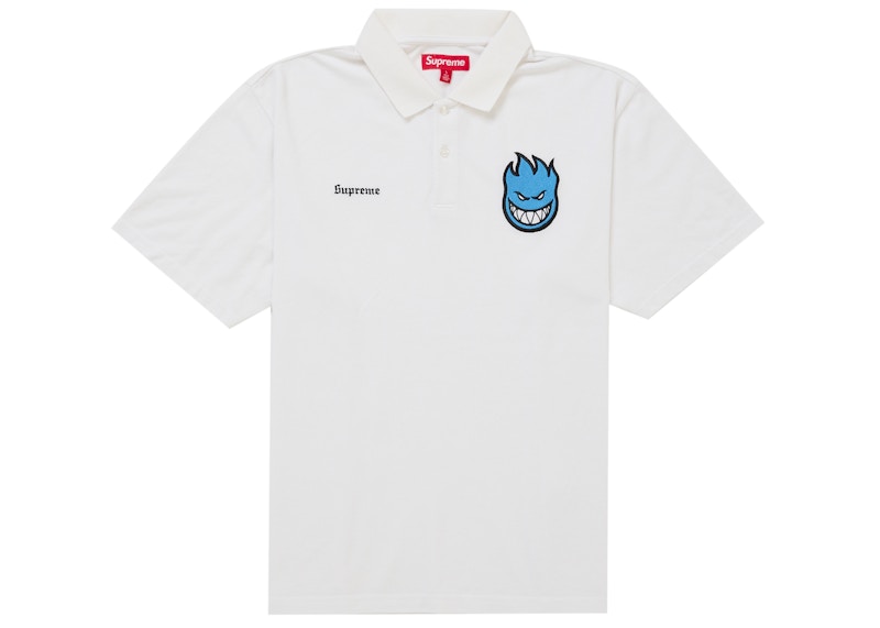 Supreme Spitfire Polo Shirt White