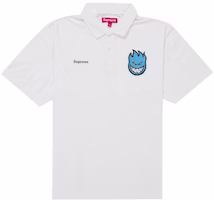 Supreme Spitfire Polo Shirt White Supreme Spitfire Polo Shirt White