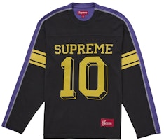 Supreme Split L/S Football Top Black Supreme Split L/S Football Top Black