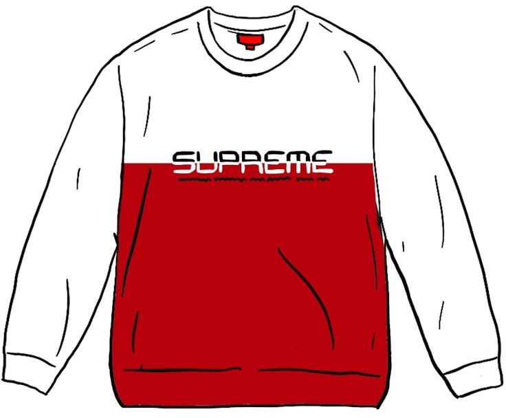 supreme-split-logo-pullover-white