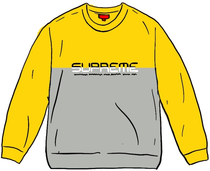 supreme-split-logo-pullover-yellow