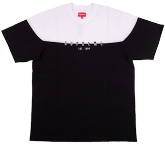 Baju Supreme Split Logo Lengan Pendek Hitam Buy Baju Supreme Split Logo Lengan Pendek Hitam