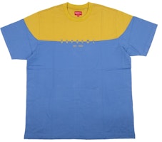 Supreme Split Logo S/S Top Periwinkle