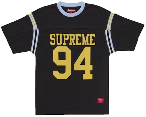 Supreme Split S/S Football Top Hitam Buy Supreme Split S/S Football Top Hitam