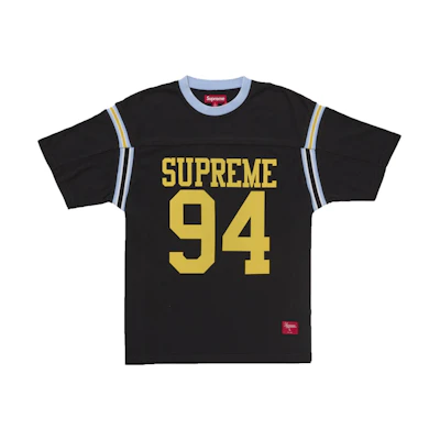 Supreme Split S/S Football Top Black