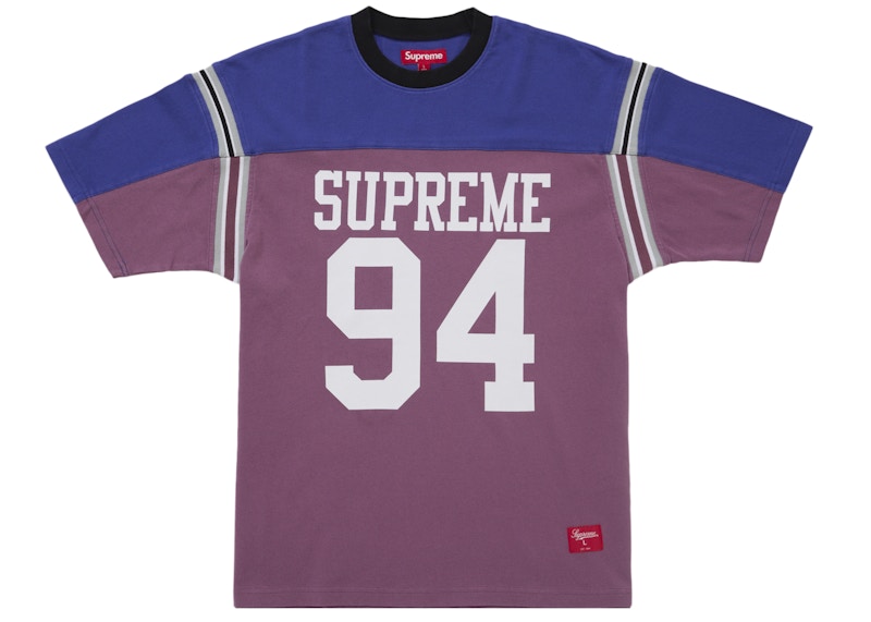 Supreme Split S/S Football Top Dusty Purple