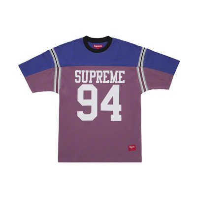Supreme Split S/S Football Top Dusty Purple