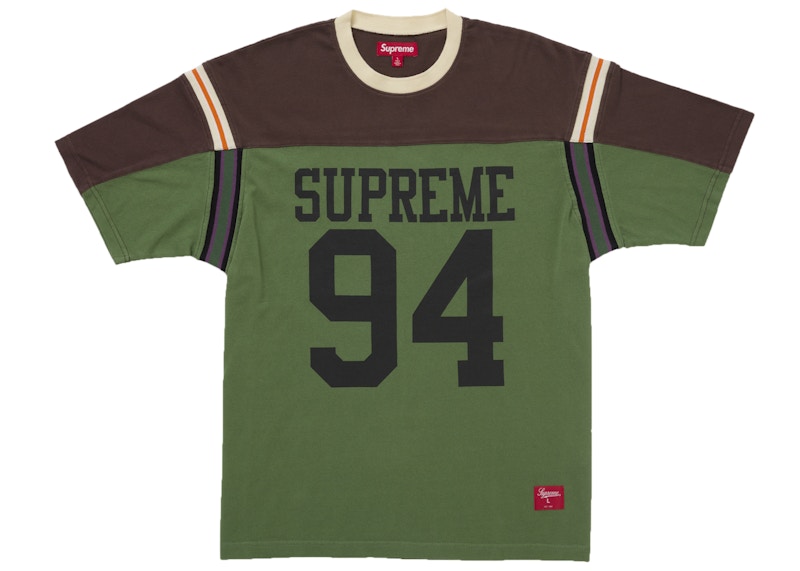 Supreme Split S/S Football Top Green