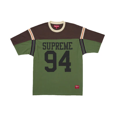 Supreme Split S/S Football Top Green