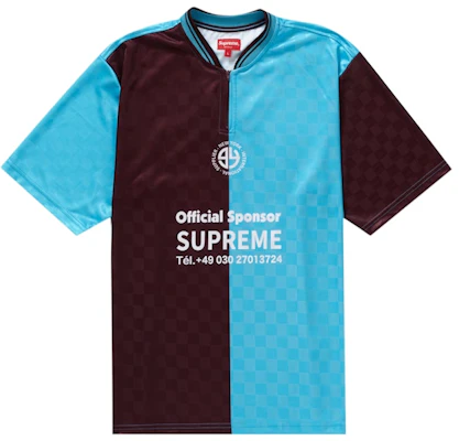 Supreme Camiseta de Fútbol Dividida Burdeos Buy Supreme Camiseta de Fútbol Dividida Burdeos