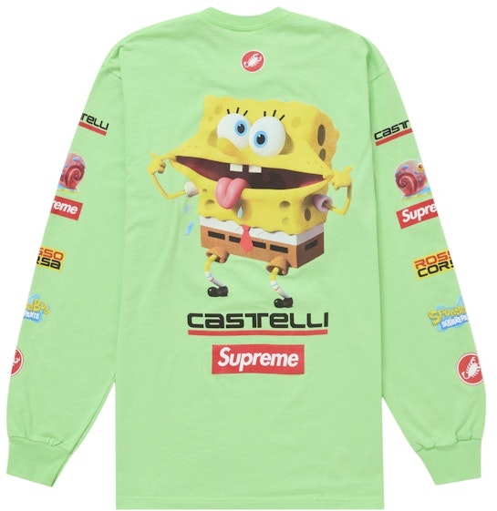 supreme-sponge-bob-castelli-racing-l-s-tee-green