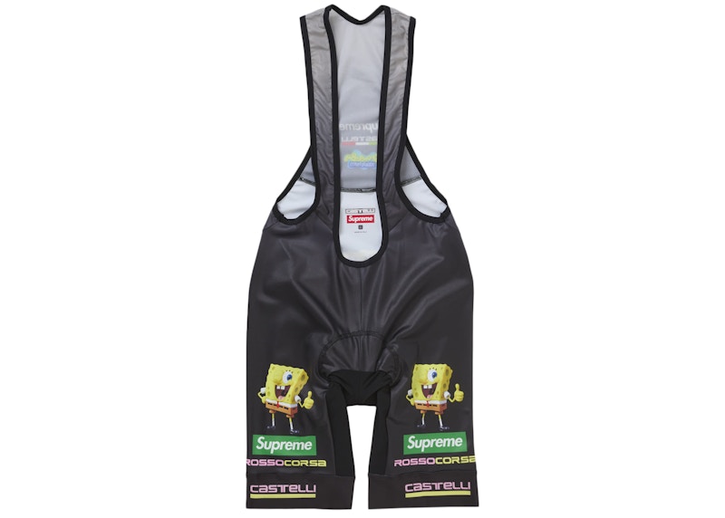 Supreme SpongeBob SquarePants Castelli Cycling Bib Black