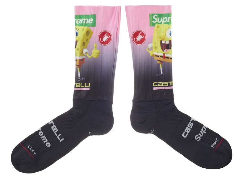 Order シュプリーム スポンジボブ サイクルソックス キャステリ (1パック) ブラック