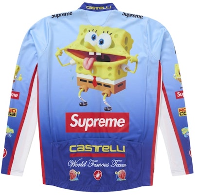Jersey Ciclismo Supreme Bob Esponja Castelli L/S Azul Order Jersey Ciclismo Supreme Bob Esponja Castelli L/S Azul