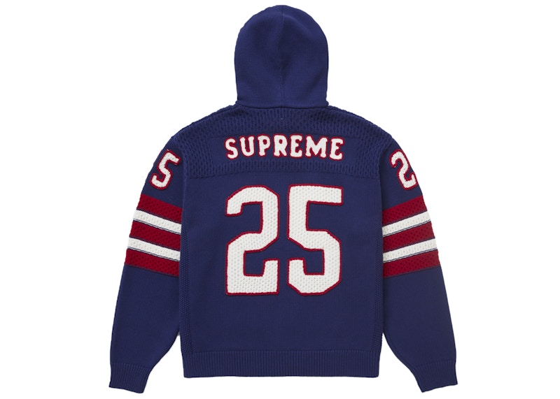 Supreme Sport Zip Up Hooded Sweater (FW25) Navy 圖 2