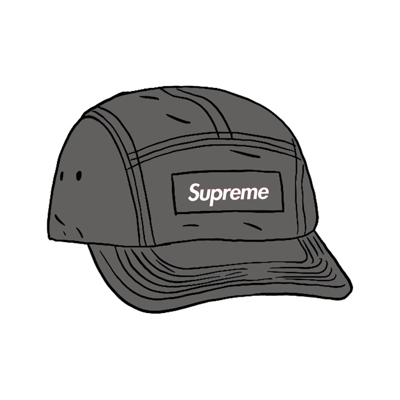 Supreme Spray Canvas Camp Cap Black