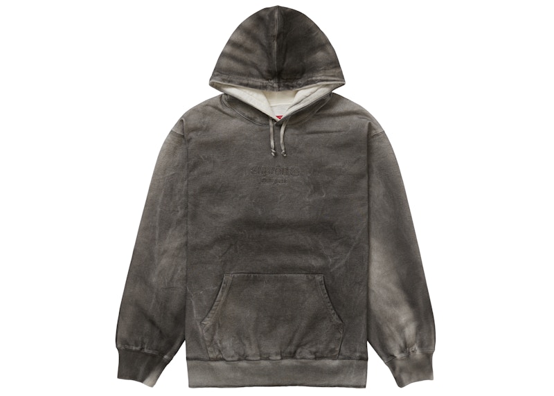 Supreme Spray Hooded Sweatshirt White